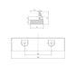 Supporto spoiler per pannello solare in plastica ASA bianco 18 cm per camper, caravan e barche (2 pezzi)