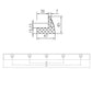 Supporto spoiler per pannello solare in plastica ASA bianco 67 cm per camper, caravan e barche (2 pezzi)