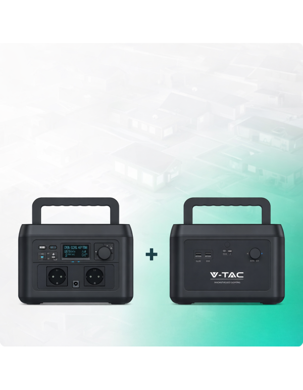 V-TAC VT-614 Batteria di espansione 614Wh LiFePO4 SKU 12707