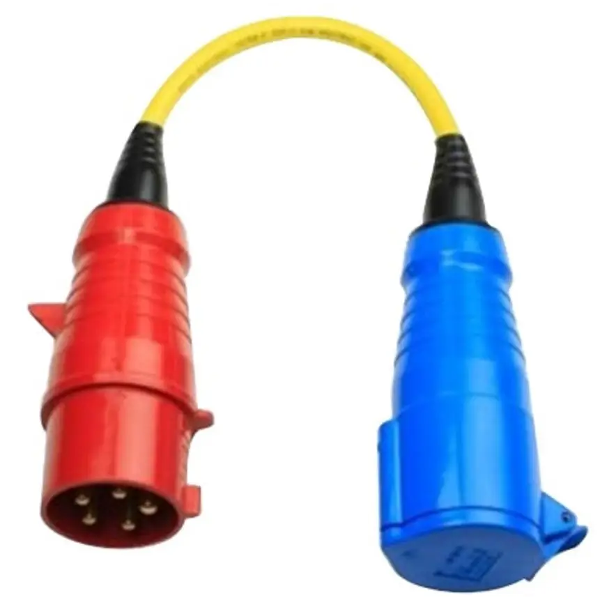 Victron Energy adattatore da trifase a Monofase per presa esterna camper van barche Adapter Cord 32A 3 phase to single