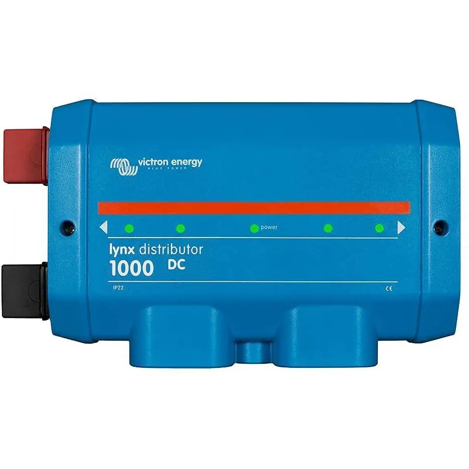Victron Energy Lynx Distributor, barra di distribuzione con quattro posizioni fusibile MEGA e LED di stato