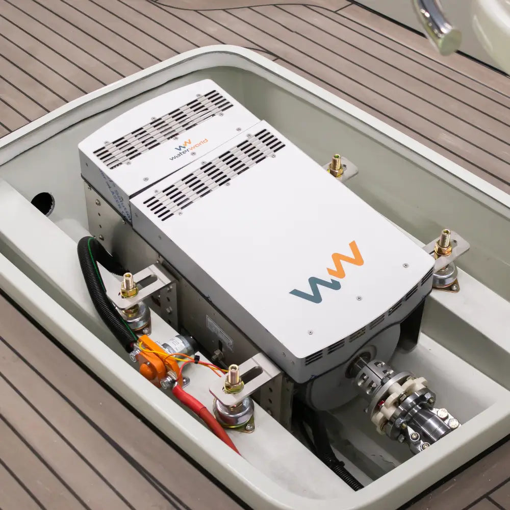 WaterWorld WW 4-10-20kW Motore Elettrico Entrobordo - con display manopola switch relay e cavi