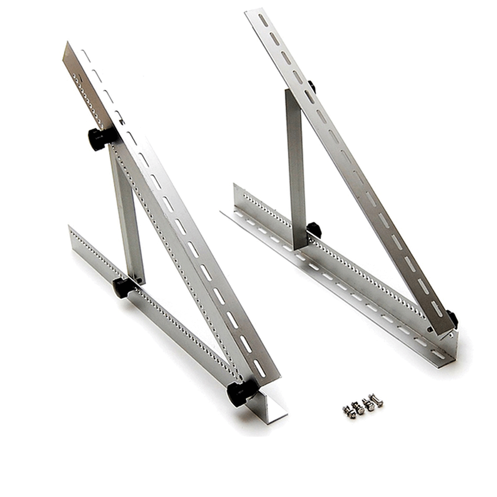 Supporto inclinabile per pannello solare in alluminio 0°-45° HST5 per parete e tetto, moduli fino a 60 cm