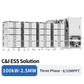 Modulo PCS Deye SUN-125K-PCSL01HP3 125 kW trifase alta tensione per accumulo C&I
