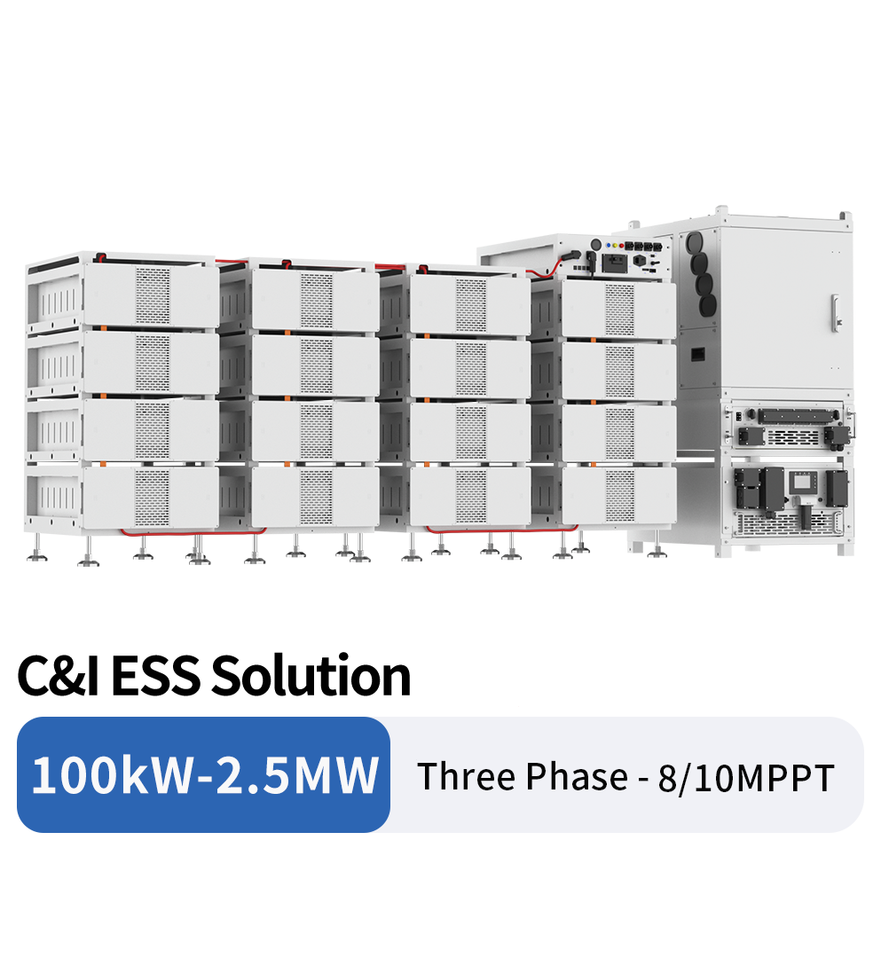 Modulo PCS Deye SUN-125K-PCSL01HP3 125 kW trifase alta tensione per accumulo C&I