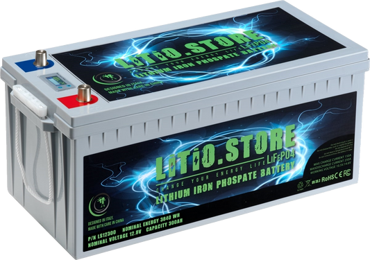 LiFePO4 Battery 36V 100Ah Lithium Store LFP 100A BMS 3840Wh 45-90 days