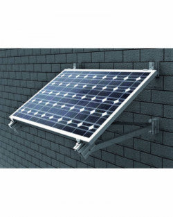 Kit fissaggio su parete 1 Pannello Solare Orizzontale per 1 modulo fotovoltaico