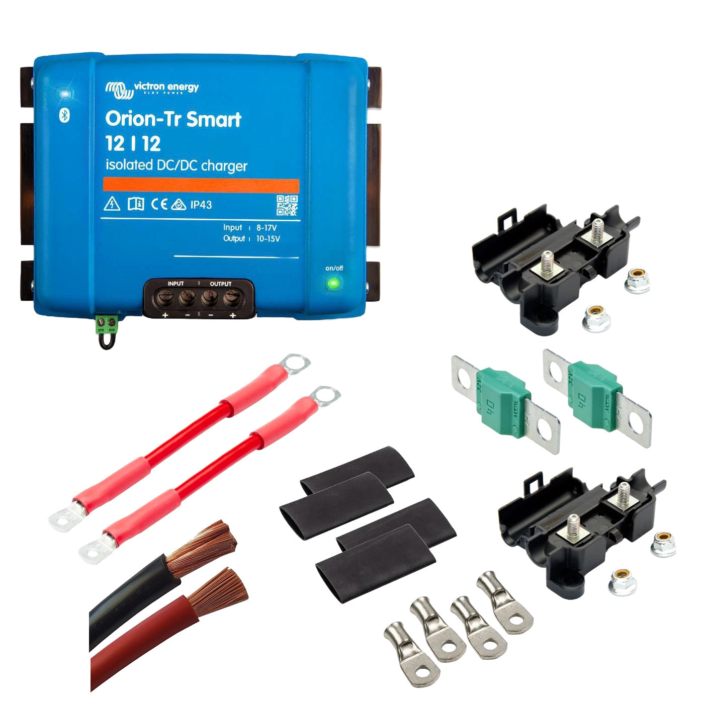 DC-DC 12V/12V-30A komplett kit-Victron Orion Alternator laddning