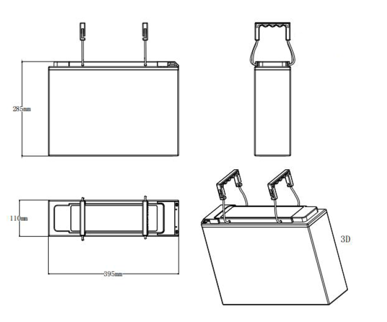 Batería LiFePO4 12V 100Ah Litio Store LFP 150A BMS 1280Wh Ultraslim