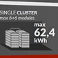 Batería de Litio Weco 5,3kWh Mod.5k3 LV-HV 100% DOD Alta y Baja Tensión